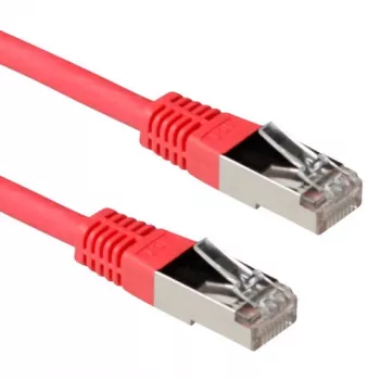 ACT Κόκκινο 10 μέτρα LSZH SFTP CAT6A καλώδιο patch με βύσματα RJ45