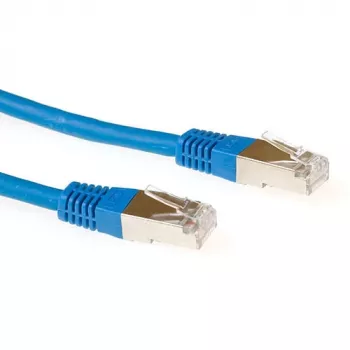 ACT Μπλε 3 μέτρα LSZH S/FTP CAT6A καλώδιο patch με βύσματα RJ45