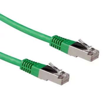ACT Πράσινο 3 m LSZH S/FTP CAT6A καλώδιο patch με βύσματα RJ45