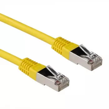 ACT Κίτρινο 3 μέτρα LSZH SFTP CAT6A καλώδιο patch με βύσματα RJ45