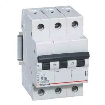 Διακόπτης προστασίας γραμμής Legrand 419169 B16A 3P 6kA – 16 A, 3-πολικός, 6 kA ικανότητα διακοπής