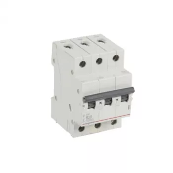 Διακόπτης προστασίας γραμμής Legrand 419170 B20A 3P 6 kA 3M — Μικροαυτόματος διακόπτης προστασίας γραμμής