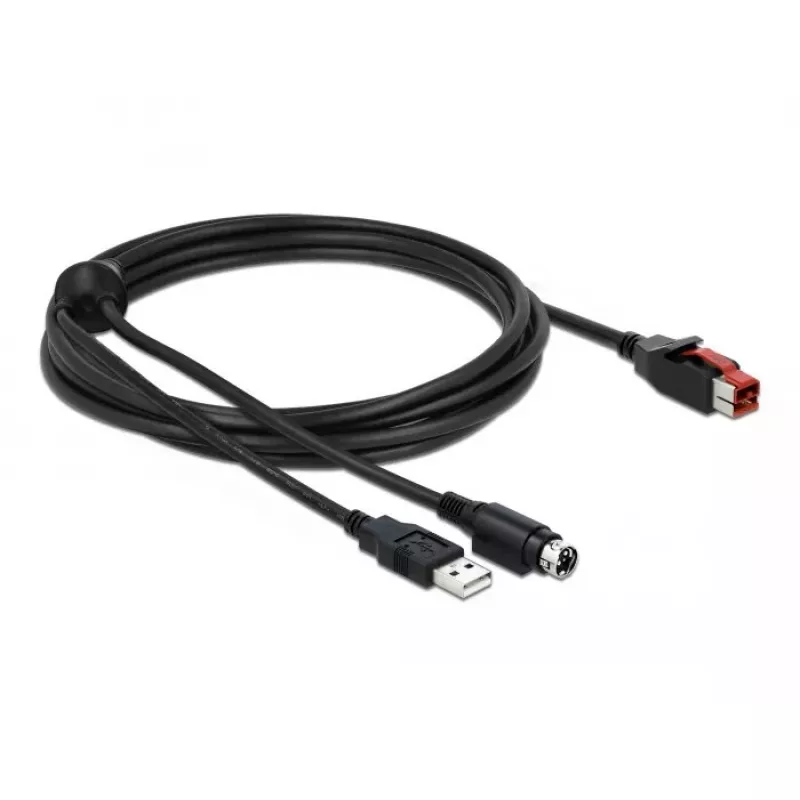 Καλώδιο PoweredUSB DeLOCK 85942 3m USB Type-A Mini-DIN 3-Pin