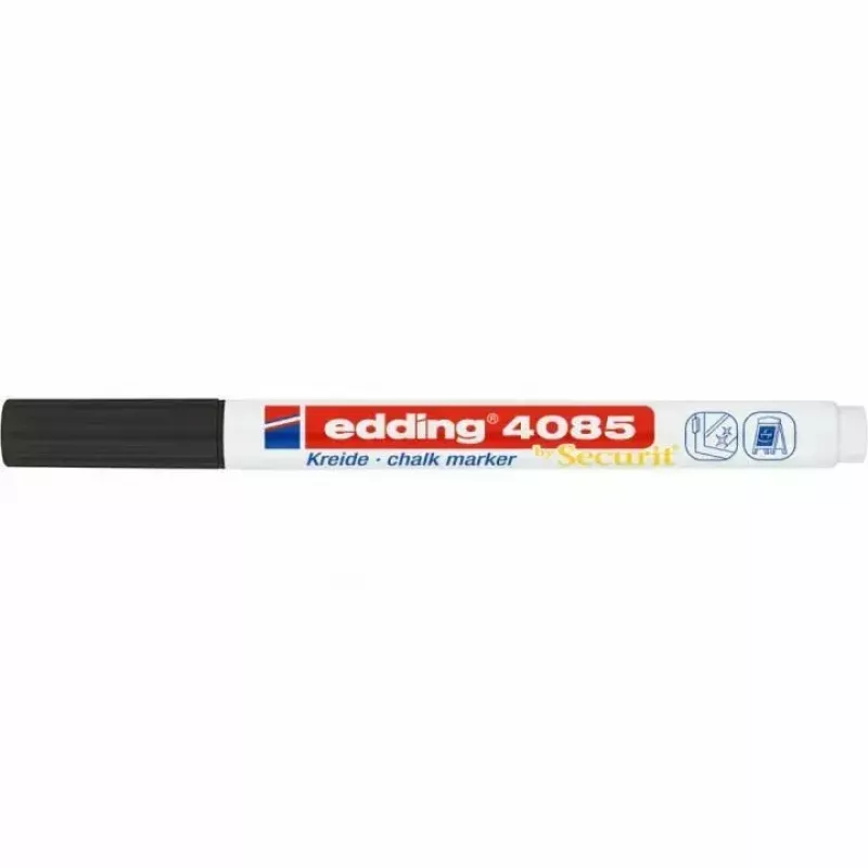 Μαρκαδόρος κιμωλίας Edding 4085 Bullet Μαύρο 1 τεμ.