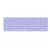 Ασύρματο πληκτρολόγιο Rapoo E9700M QWERTZ Γερμανικό λιλά RF Bluetooth