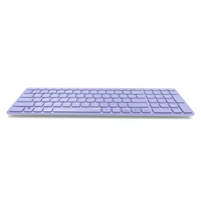 Ασύρματο πληκτρολόγιο Rapoo E9700M QWERTZ Γερμανικό λιλά RF Bluetooth