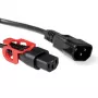 ACT καλώδιο τροφοδοσίας C13 IEC Lock+ - C14 μαύρο 3 m, PC1527