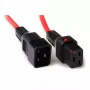 ACT AK5203 καλώδιο τροφοδοσίας C19 σε C20, 2 m, μαύρο/κόκκινο