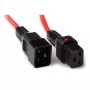 ACT καλώδιο τροφοδοσίας C19 IEC Lock - C20 κόκκινο 1 m, PC1401