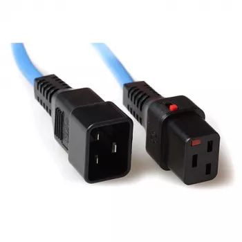 ACT καλώδιο τροφοδοσίας C19 IEC Lock - C20 μπλε 1 m, PC1357