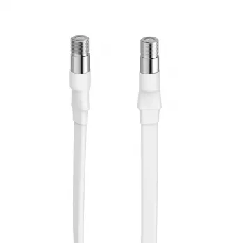 Hama 00205227 ομοαξονικό καλώδιο 0,2 m F λευκό