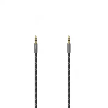 Hama 00205130 καλώδιο ήχου 1,5 m 3,5 mm μαύρο, γκρι