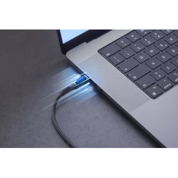 Cellularline καλώδιο οθόνης καλώδιο USB-C με ενσωματωμένη οθόνη LCD