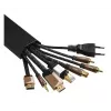Hama 00220987 Οργανωτής καλωδίων Universal κανάλι καλωδίων μαύρο 1 τεμ.