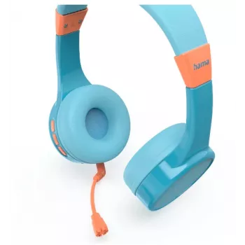 Hama Teens Guard II Ακουστικά Ασύρματα Head-band Κλήσεις/Μουσική USB Type-C Bluetooth Μπλε, Πορτοκαλί