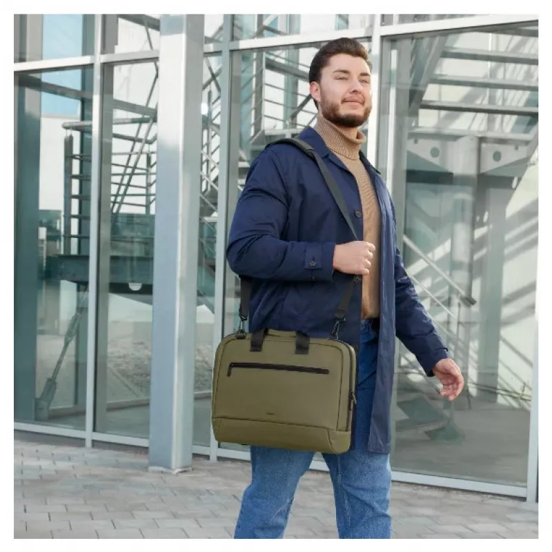 Hama 00222048 Ultra Lightweight τσάντα laptop, 34-36 cm (13,3-14,1 ίντσες), λαδί