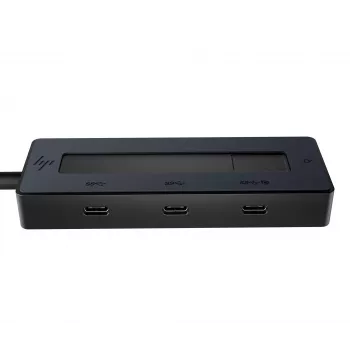 HP 4K USB-C Multiport Hub, USB Type-C, USB Type-C, 10000 Mbit/s, 3840 x 2160, μαύρο, 65 W
