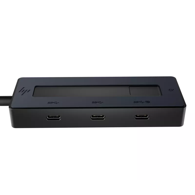 HP 6G842AA 4K USB-C πολλαπλών θυρών hub, αναπαραγωγέας θυρών, USB-C, DP, μαύρο