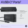 HP 6G842AA 4K USB-C πολλαπλών θυρών hub, αναπαραγωγέας θυρών, USB-C, DP, μαύρο