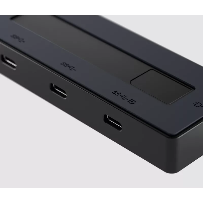 HP 6G842AA 4K USB-C πολλαπλών θυρών hub, αναπαραγωγέας θυρών, USB-C, DP, μαύρο