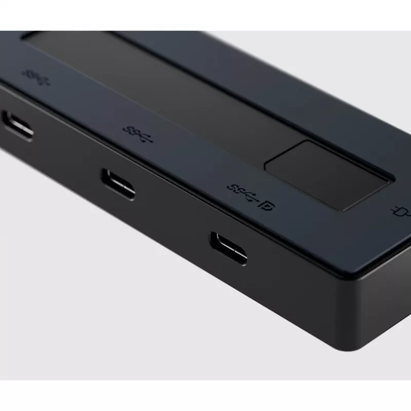 HP 6G842AA 4K USB-C πολλαπλών θυρών hub, αναπαραγωγέας θυρών, USB-C, DP, μαύρο