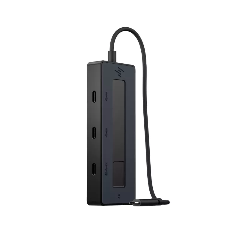 HP 6G842AA 4K USB-C πολλαπλών θυρών hub, αναπαραγωγέας θυρών, USB-C, DP, μαύρο