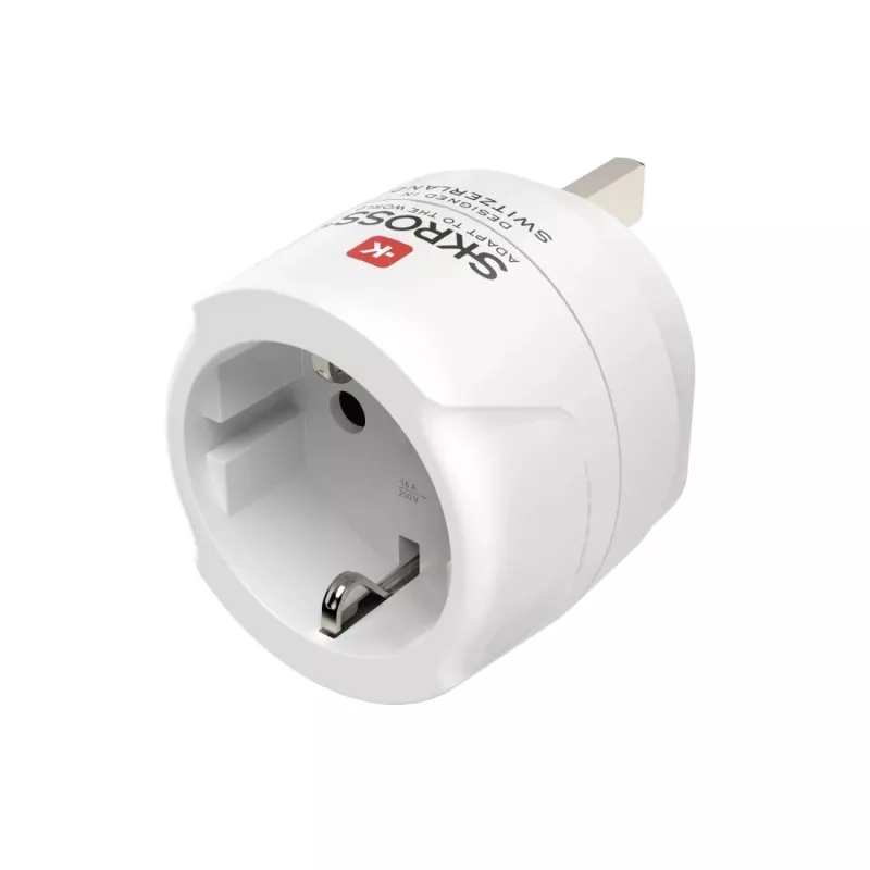 Hama 00223483 αντάπτορας ταξιδιού Type G (UK) Type F λευκό