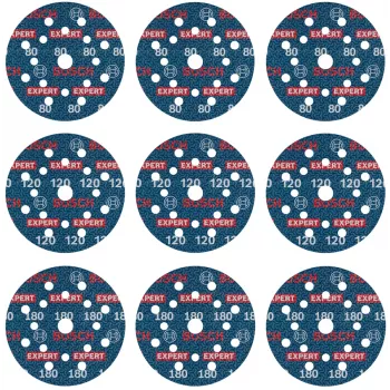 Δίσκος λείανσης Bosch 2608902407 Ø125 mm — 1 τεμ. δίσκος λείανσης για περιστροφικό/έκκεντρο τριβείο