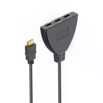 Hama 4K HDMI Switch 3x1, 3x υποδοχή HDMI θηλυκή σε 1x βύσμα HDMI αρσενικό (00205101)