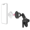 Hama 00201988 βάση ενεργή βάση κινητού τηλεφώνου/Smartphone μαύρο, ασημί
