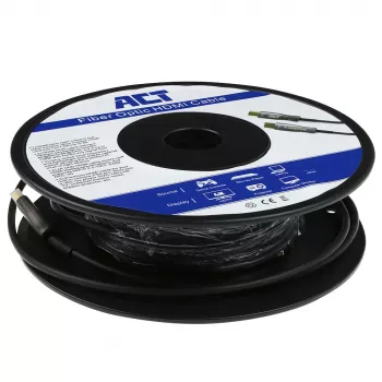 Ενεργό οπτικό καλώδιο HDMI Premium 4K ACT 25 μέτρων v2.0 βύσμα HDMI-A – βύσμα HDMI-A