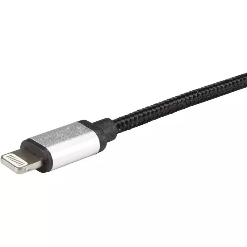 Καλώδιο Lightning Renkforce RF-4683966 3m μαύρο ασημί