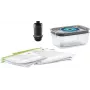 Δοχείο αποθήκευσης τροφίμων Bosch MSZV6FS1 ορθογώνιο σετ 1 L μαύρο, πράσινο, γκρι, διαφανές