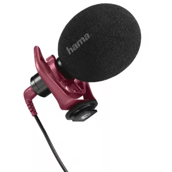 Μικρόφωνο κινητού τηλεφώνου Hama RMN Uni μαύρο, -32 dB, 20–20000 Hz