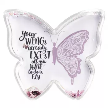 Hama Butterfly κορνίζα ροζ, διαφανές