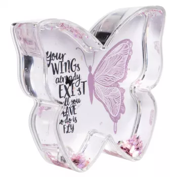 Hama Butterfly κορνίζα ροζ, διαφανές