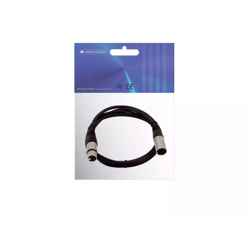 Καλώδιο ήχου XLR 5 ακίδων Omnitronic 30220765
