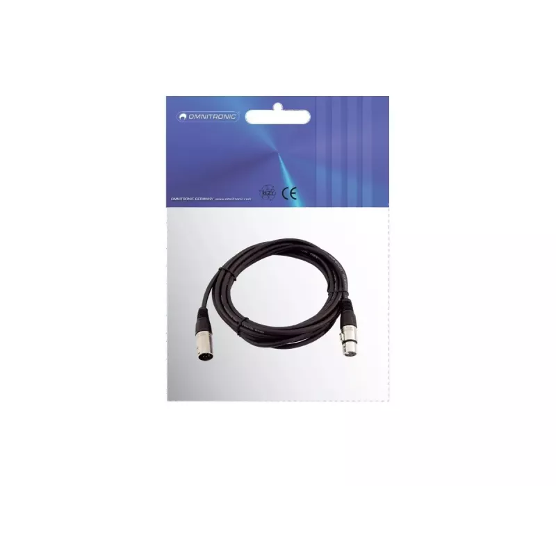 Καλώδιο ήχου XLR 5 ακίδων Omnitronic 30220769