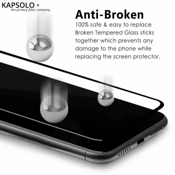 Tempered Glass KAPSOLO iPhone X