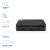 ACT διακόπτης HDMI 4K 3x1 μαύρο 60Hz 1920x1080 3840x2160
