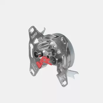 Hama 00205316 Πρίζα κεραίας 2x SAT + TV + Radio ασημί