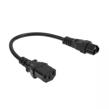 ACT AK5247 καλώδιο τροφοδοσίας C6 - C13, 0,2 m, μαύρο