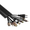 Hama 00220985 Οργανωτής καλωδίων Universal κανάλι καλωδίων Μαύρο 1 τεμ.