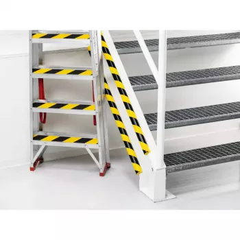 Προστατευτικό γωνίας τοίχου Durable 1126130 στρογγυλεμένο πολυουρεθάνη μαύρο κίτρινο 1000 mm