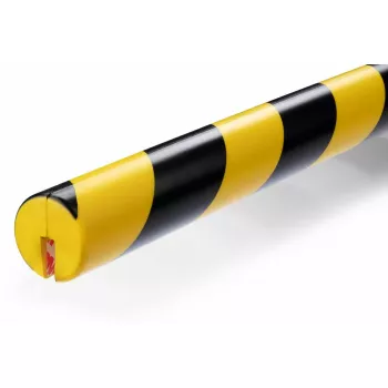 Προστατευτικό γωνίας τοίχου Durable 1126130 στρογγυλεμένο πολυουρεθάνη μαύρο κίτρινο 1000 mm
