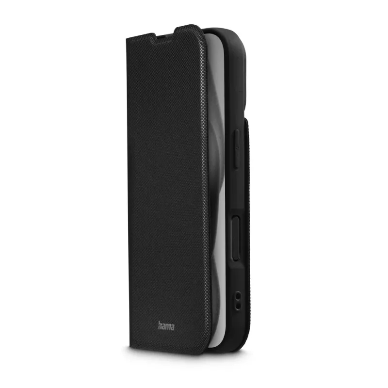 Hama Daily Protect θήκη κινητού για Apple iPhone 16, Folio, μαύρη