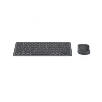 Hama WKM-500 πληκτρολόγιο ποντίκι σετ Home/Office RF Wireless + Bluetooth QWERTZ Γερμανικό Μαύρο