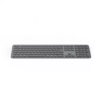 Hama WK-550 Πληκτρολόγιο Home/Office RF Wireless + Bluetooth QWERTZ Γερμανικό μαύρο, σκούρο γκρι