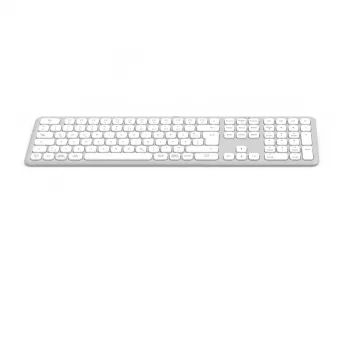 Hama WK-550 Πληκτρολόγιο Home/Office RF Wireless + Bluetooth QWERTZ Γερμανικό γκρι, λευκό