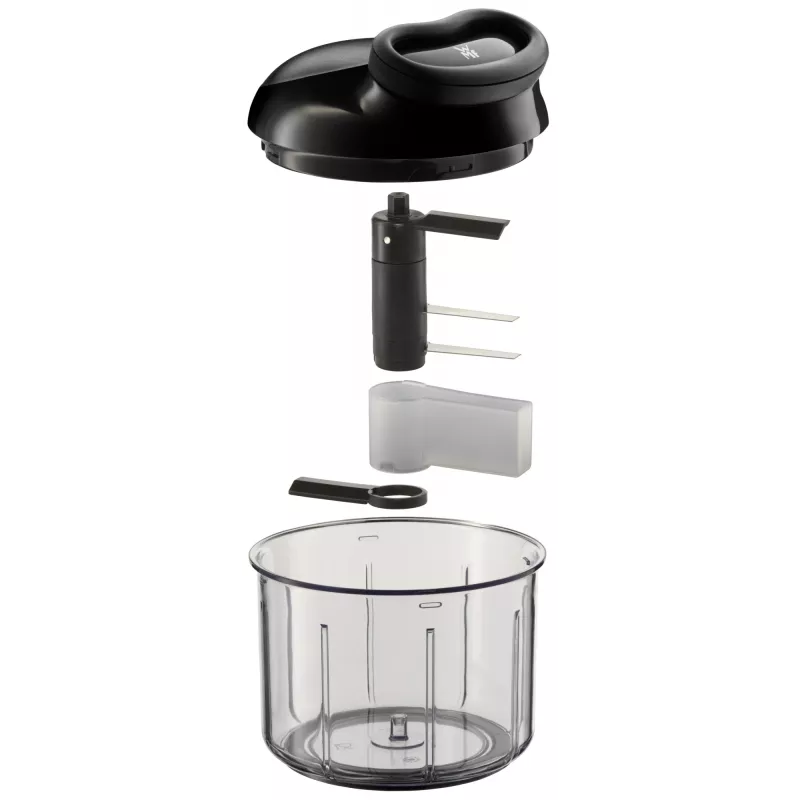 WMF Gourmet 18.7678.6040 χειροκίνητος κόφτης τροφίμων μαύρο, διαφανές